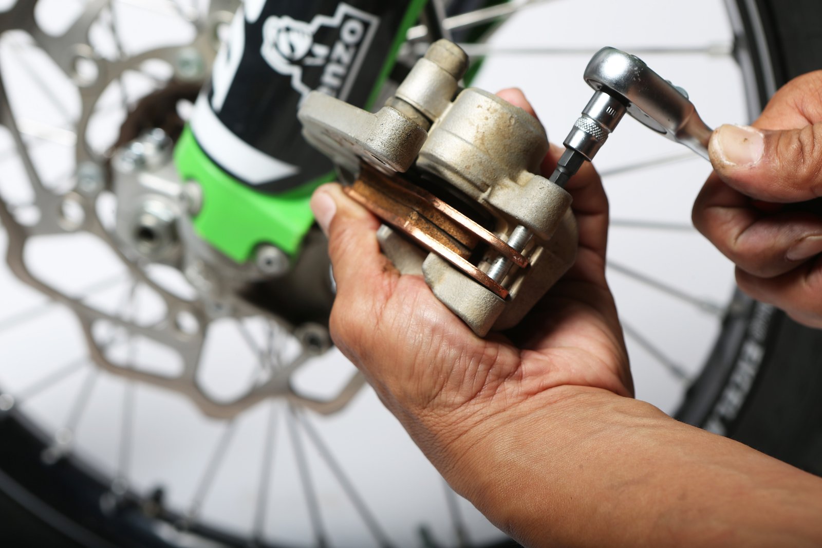 ProX Pro Mechanic Tip How to Change Dirt Bike Brake Pads